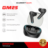 GADGET MAX GM25 Gaming Wireless True Wireless TWS Earbuds - Black